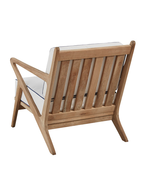 Solid Teak Outdoor Armchair