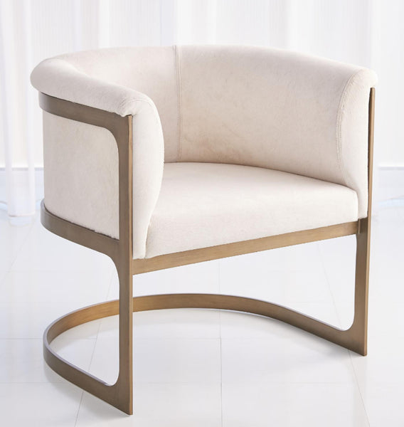 Regan Barrel Chair, Ivory