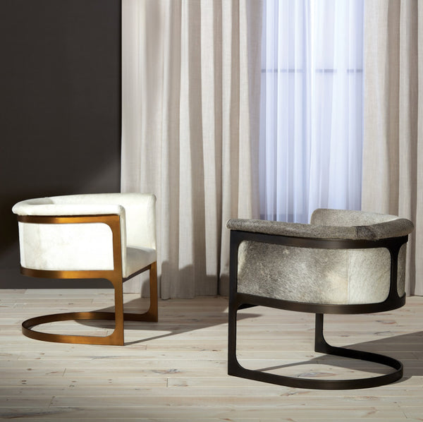 Regan Barrel Chair, Ivory