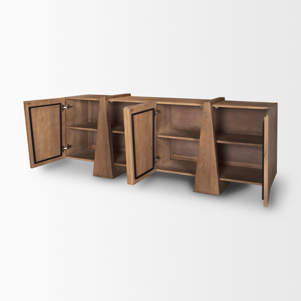 Solid Mango Modern Cabinet