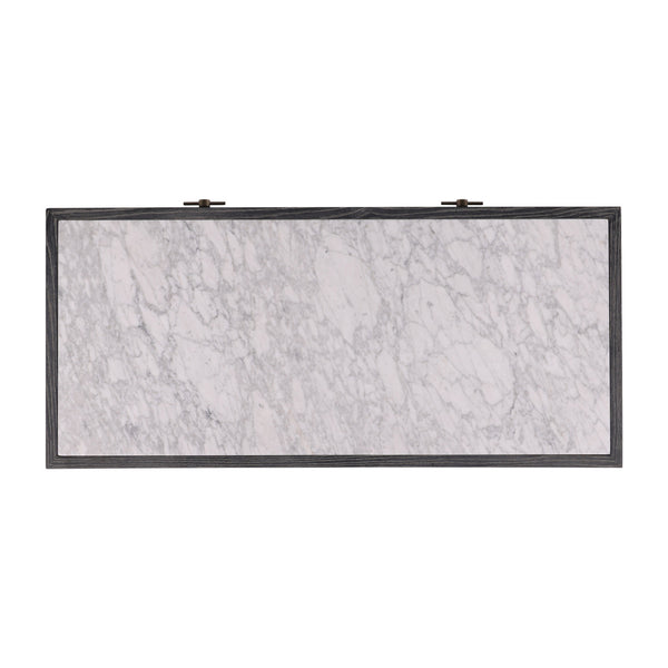 Oak Chest of Drawers w/ Marble Top