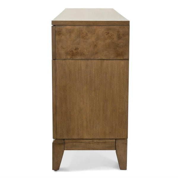 6 Drawer Dresser, Vintage Chestnut Burl