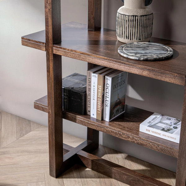 Hand Crafted Solid Mango Bookshelf