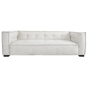 Contemporary Beige Upholstered Sofa