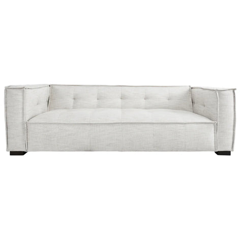 Contemporary Beige Upholstered Sofa