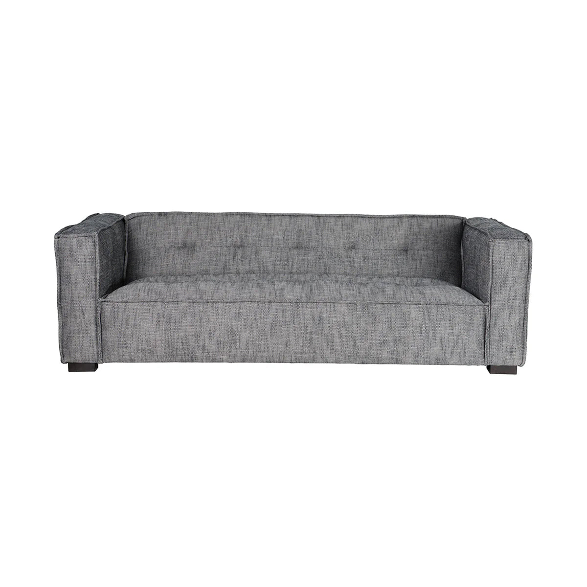Contemporary Grey Upholstered Sofa