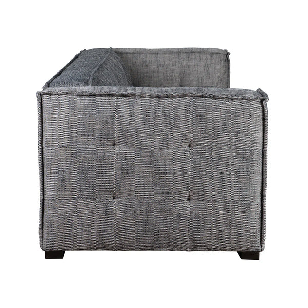 Contemporary Grey Upholstered Sofa
