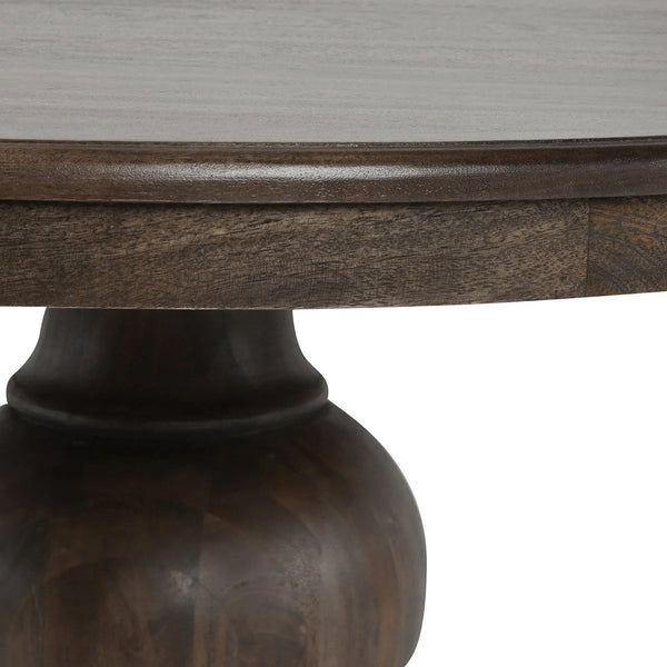 60” Solid Mango Wood Dining Table