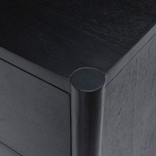 Black Mahogany Veneer Chest
