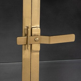 Iron & Glass 2 Door Cabinet