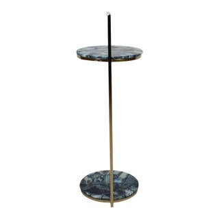Blue Agate 2Tier Martini Table