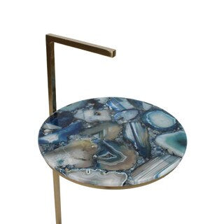Blue Agate 2Tier Martini Table
