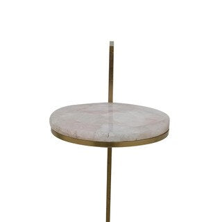 Pink Agate 2Tier Martini Table