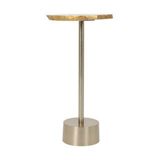 Agate w/ Gold Edge Martini Table