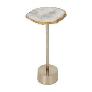Agate w/ Gold Edge Martini Table