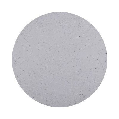 47” Textured White Aluminum Table