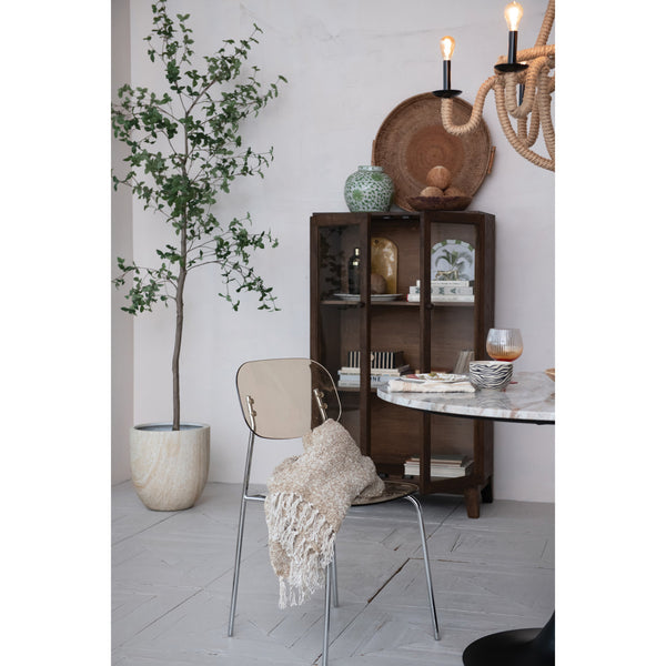 Smoke Transparent Dining Chair