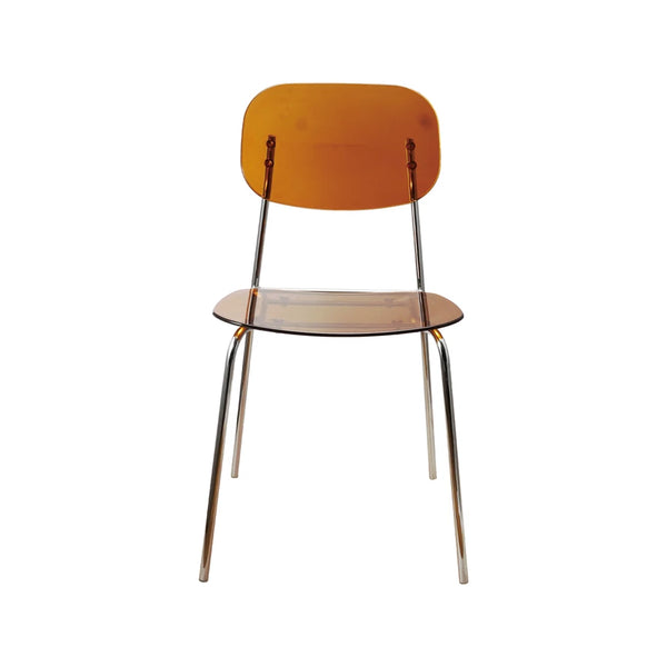 Amber Transparent Dining Chair