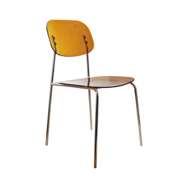 Amber Transparent Dining Chair