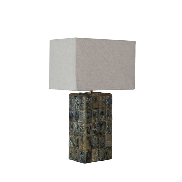 Green Marbled Tile Lamp