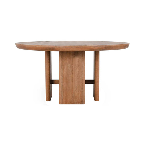 60” Solid Mango Modern Dining Table