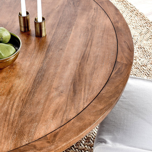 60” Solid Mango Modern Dining Table