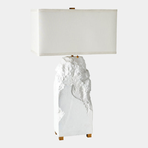 Handcrafted Chisled Block Lamp