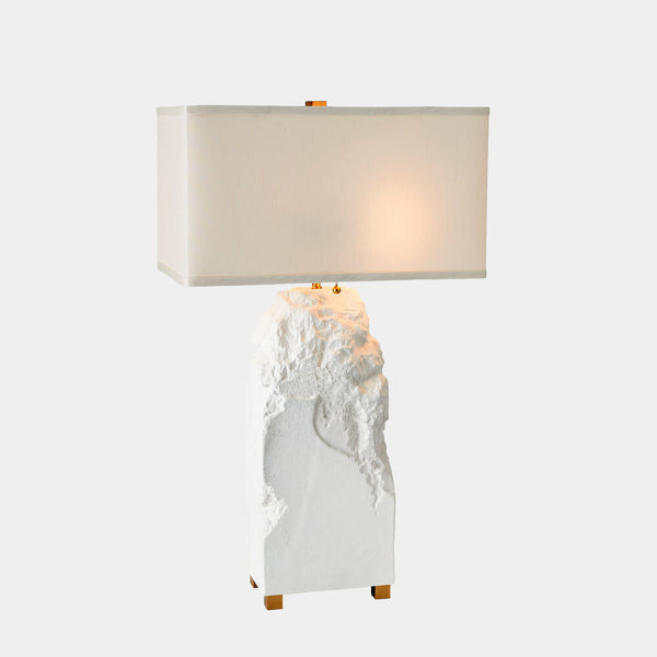 Handcrafted Chisled Block Lamp