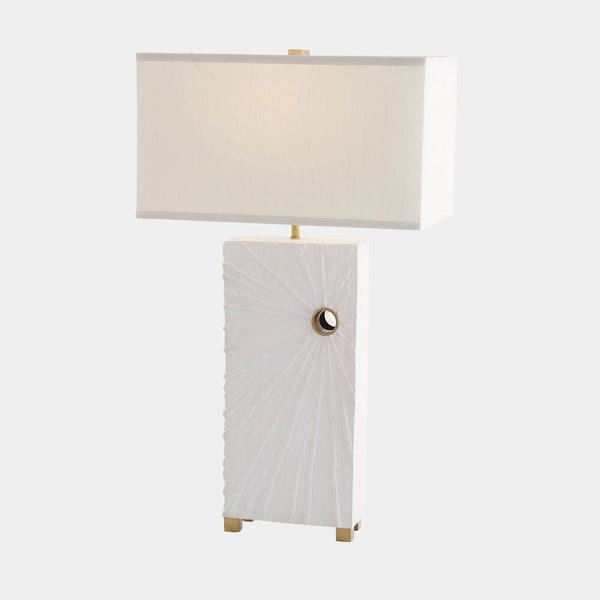 White & Gold Radiance Lamp