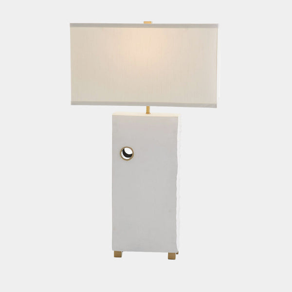 White & Gold Radiance Lamp