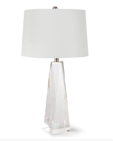 Solid Crystal Tapered Table Lamp small