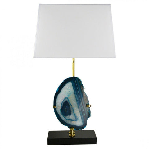 Blue Agate Table Lamp