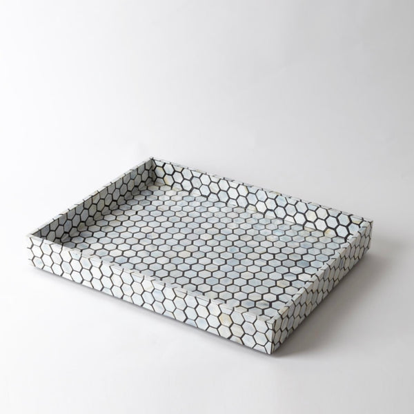 Mother of Pearl Tray-Black small