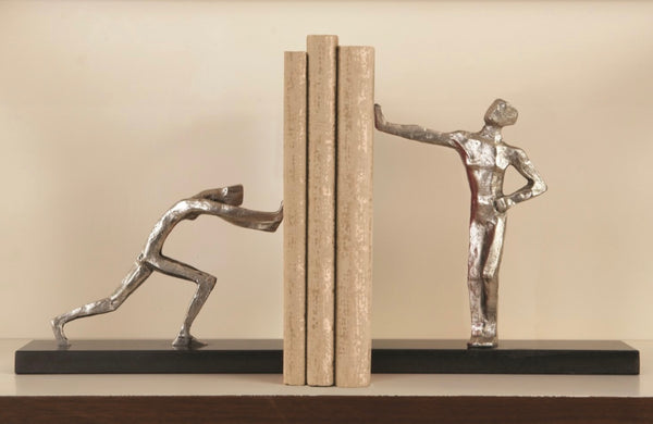 Blockhead Bookends