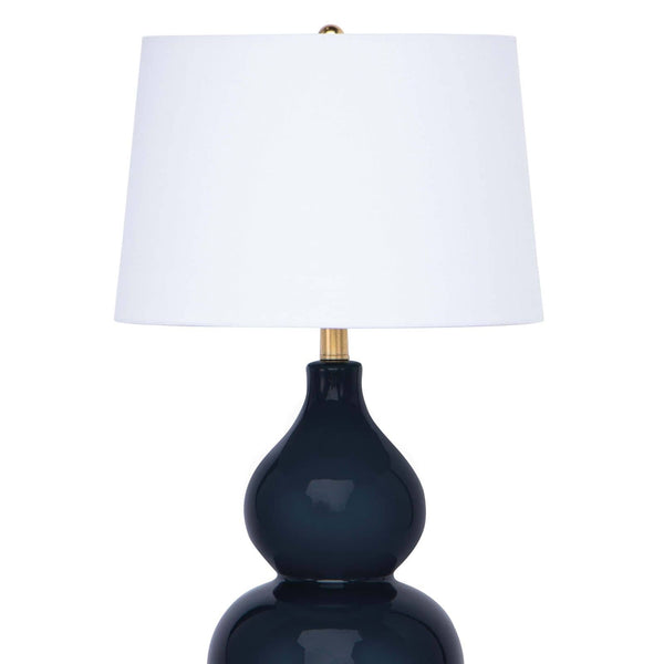 Madison Ceramic Table Lamp (Navy)