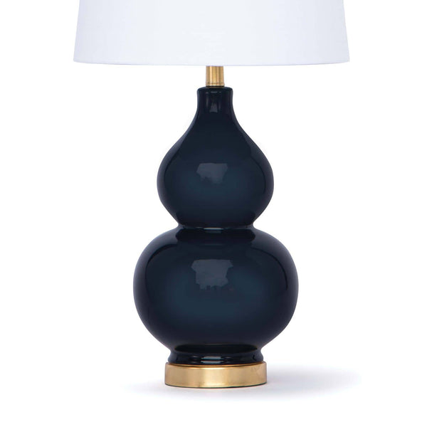 Madison Ceramic Table Lamp (Navy)