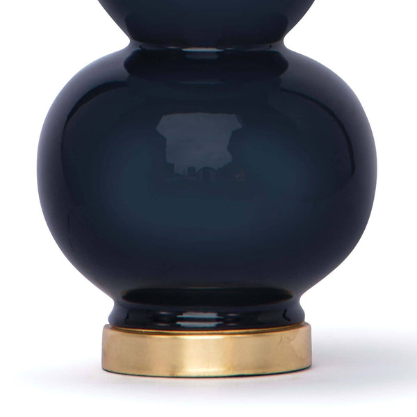 Madison Ceramic Table Lamp (Navy)