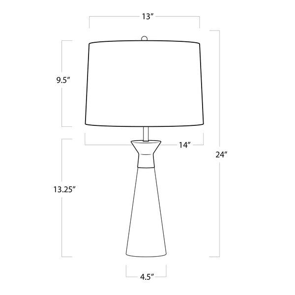 Starling Crystal Table Lamp