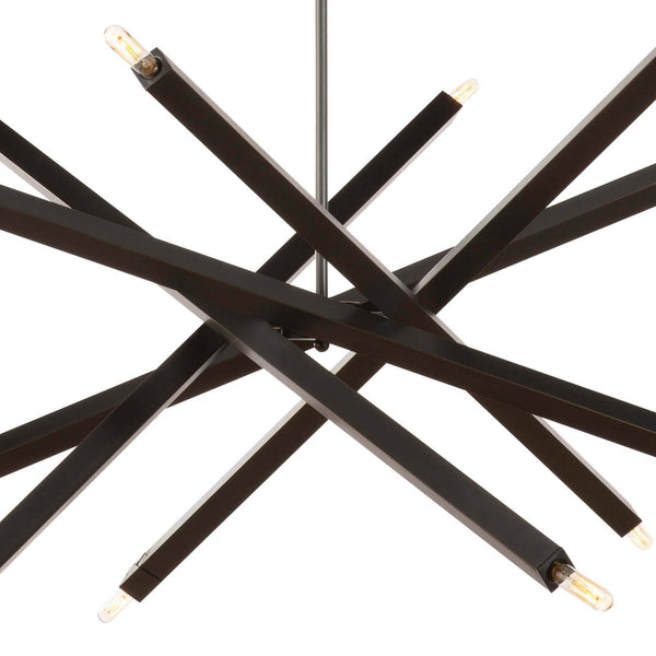 Viper Chandelier - Natural Brass or Oil Rubbed Bronze Finish