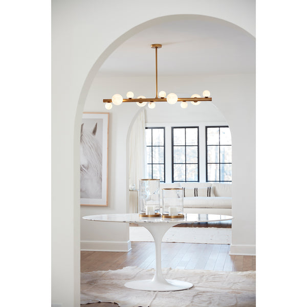 Styx Chandelier - Natural Brass or Oil Rubbed Bronze Finish