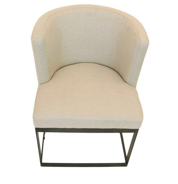 Linen & Steel Chair
