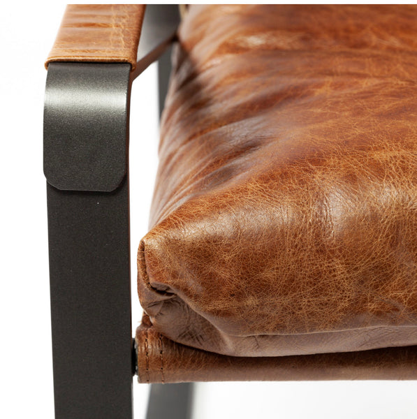 Brown Leather Stockholm Chair