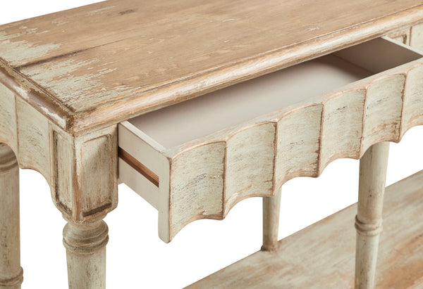 Scalloped Edge Console