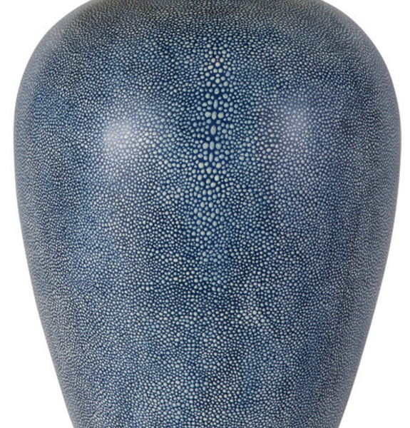 Blue Shagreen Pattern Table Lamp