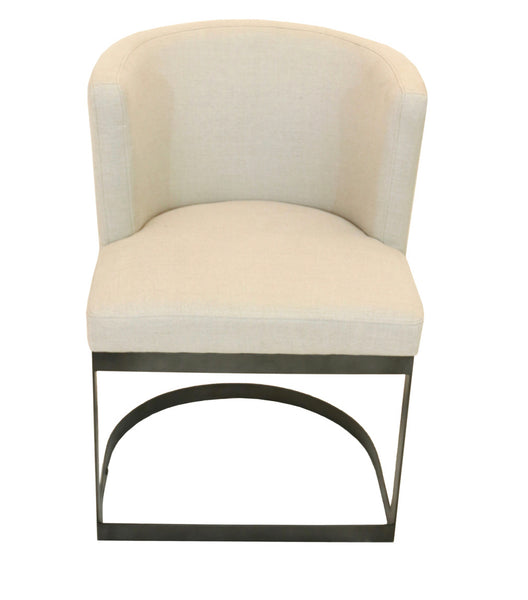 Linen & Steel Chair