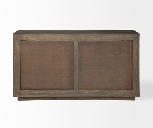 Mango Wood & Metal Cladded Cabinet