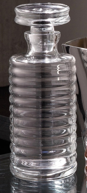 Ribbed Decanter tall