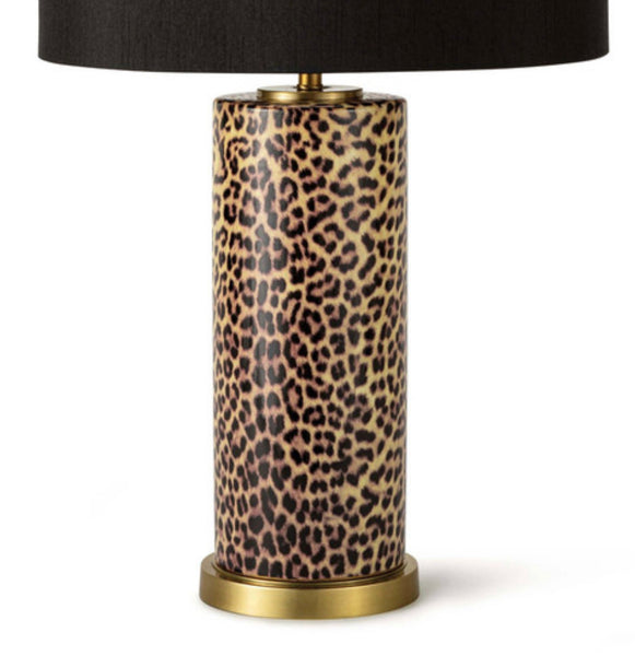 Leopard Print Table Lamp