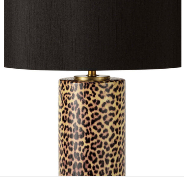 Leopard Print Table Lamp