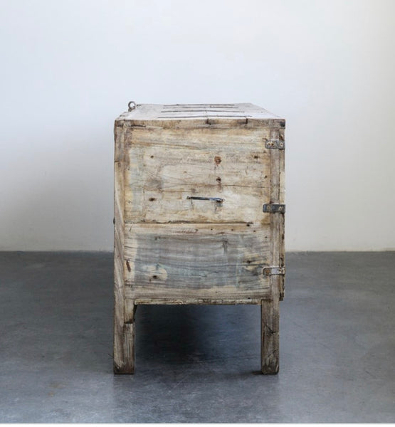 Reclaimed Wood & Iron Console